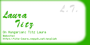 laura titz business card